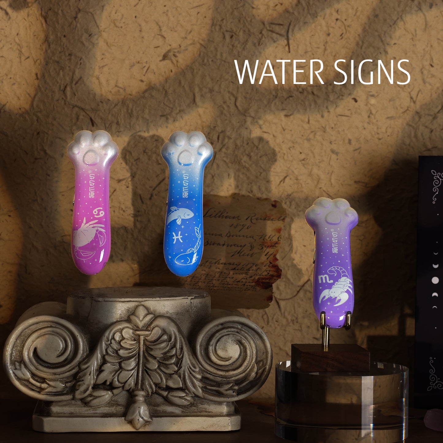 Meowkit Cat Paw Metal Cutter Gift Set – 12 Astrology-Inspired Designs with Premium Full-Steel Casing, Built to Last