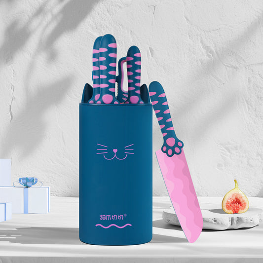 Meowkit Five-piece knife set - Heart Sea Limited