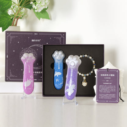 Meowkit Cat Paw Metal Cutter Gift Set – 12 Astrology-Inspired Designs with Premium Full-Steel Casing, Built to Last