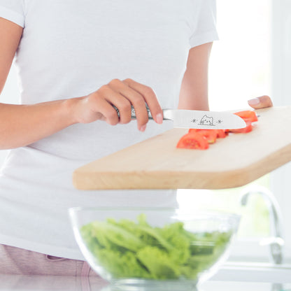 Meowkit 2-Piece Knife Set with Cat Etching