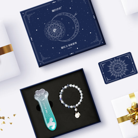 Meowkit Cat Paw Metal Cutter Gift Set – 12 Astrology-Inspired Designs with Premium Full-Steel Casing, Built to Last